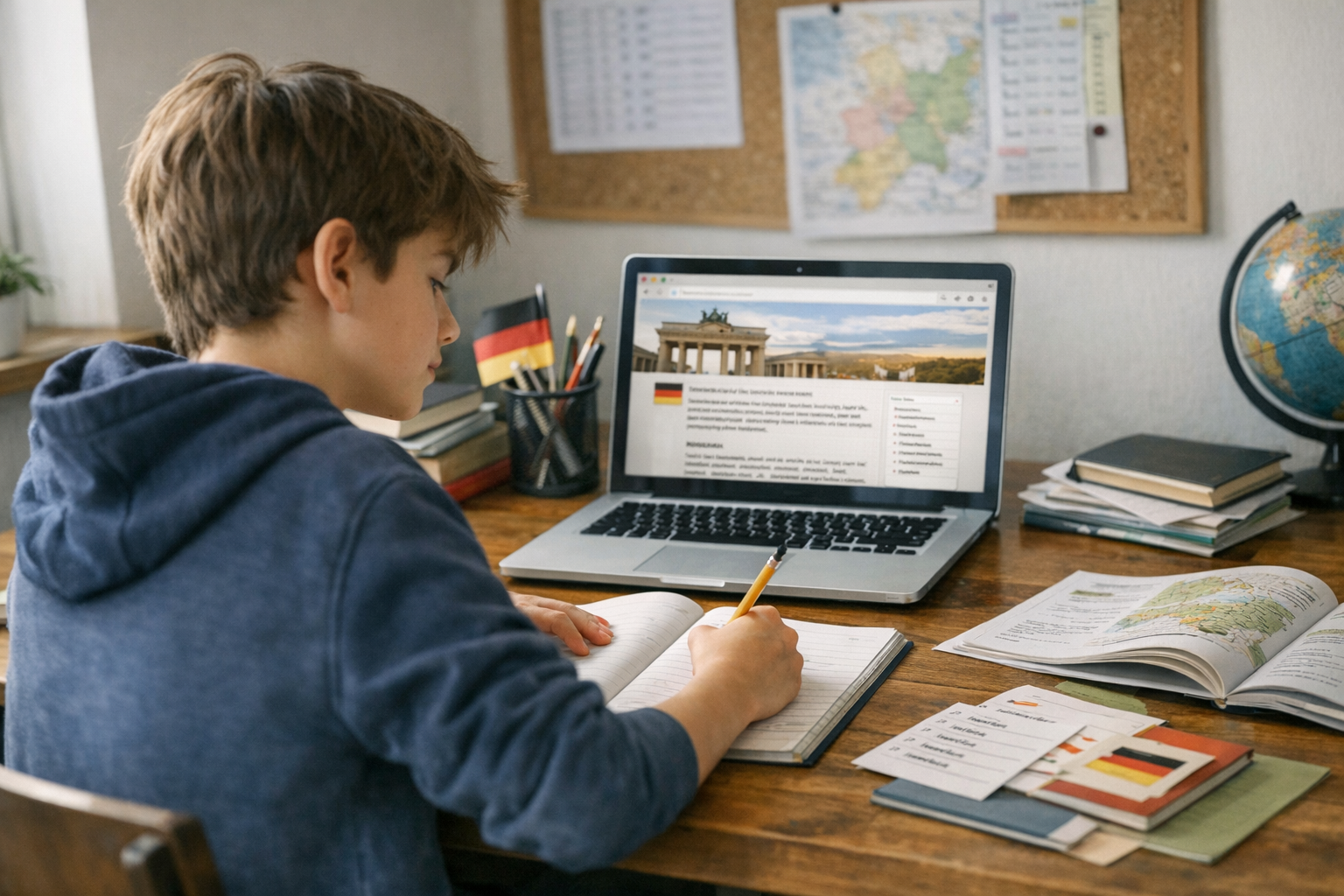 Apprendre l'allemand au collège avec des sites authentiques germanophones