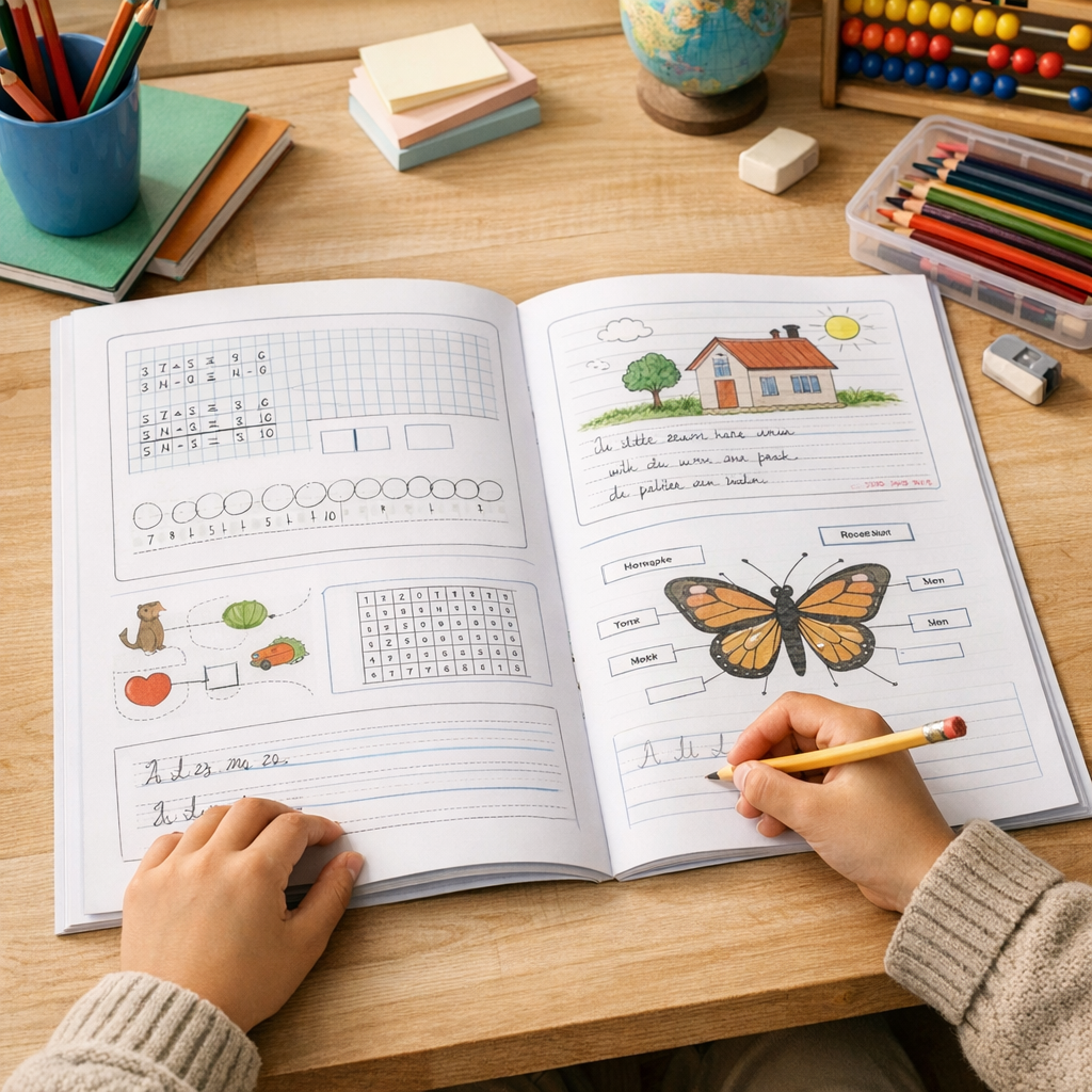 Quelles activités papier-crayon garder en priorité dans un cahier