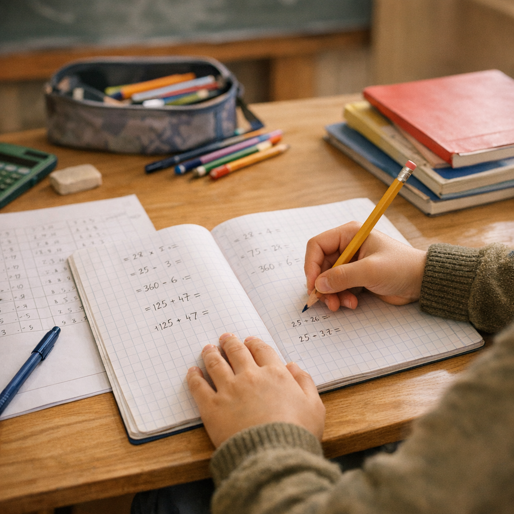 L’entraînement et la répétition : quelles familles de calculs faire tourner au CM2 ?