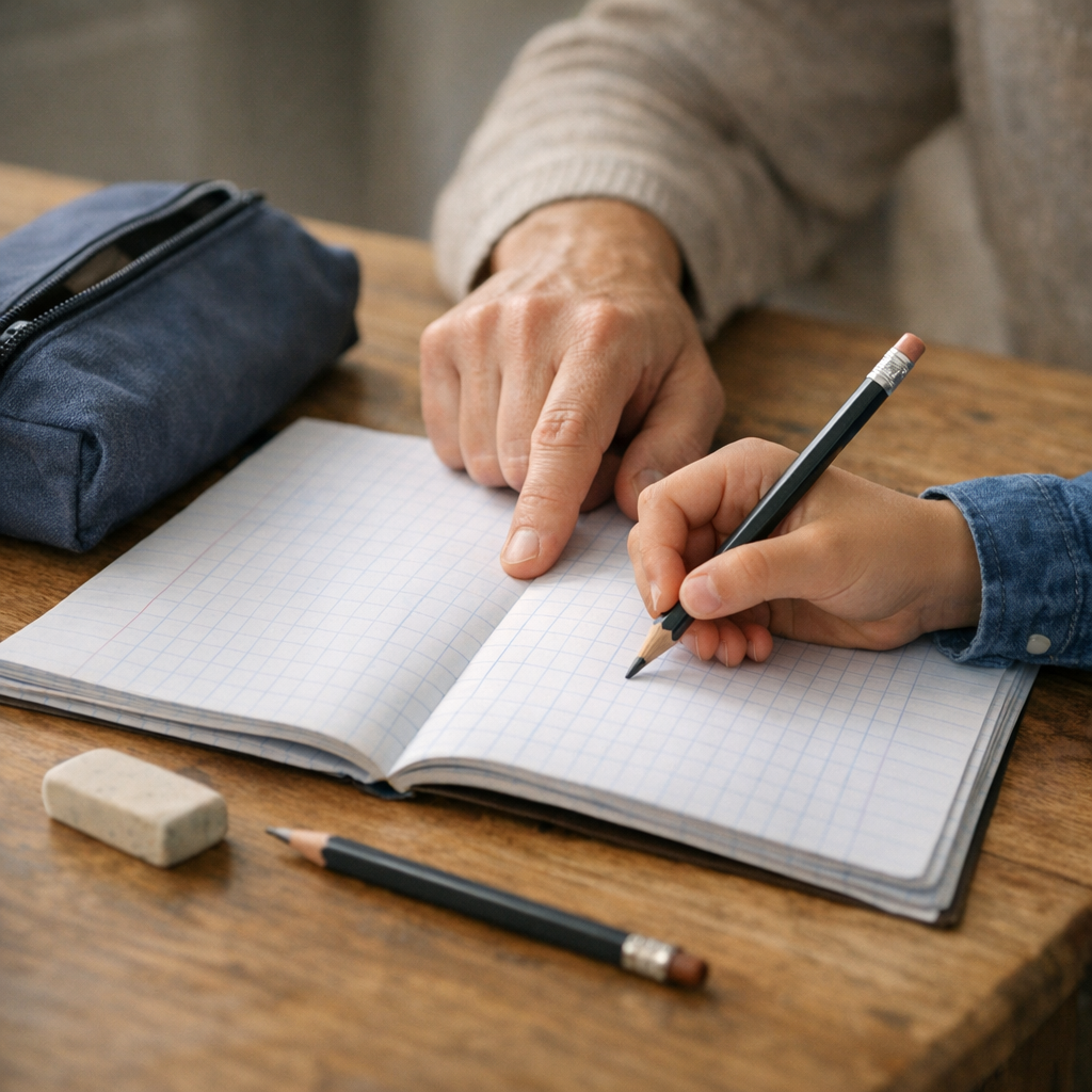 Comment corriger une fiche en CM2 avec la méthode Un Cahier Un Crayon