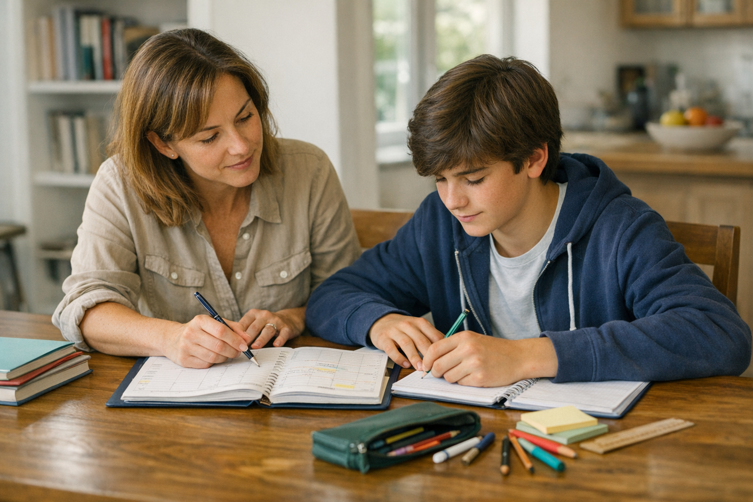 Devoirs au collège : aider sans faire à la place