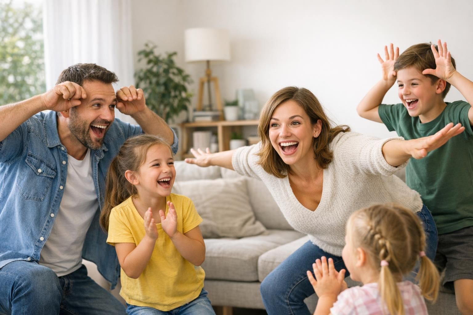 Jeux de mime rigolos pour toute la famille : idées faciles pour rire ensemble