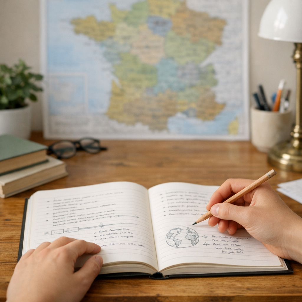 Fiche revision brevet histoire geo méthode un cahier un crayon : guide